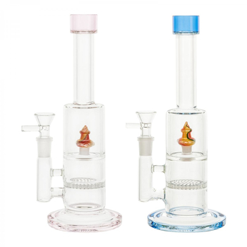 Бонг Bubbler Double Honeycomb Percolator - Бонги - Бонги стеклянные - Прямые бонги - Магазин домашних увлечений homehobbyshop.ru